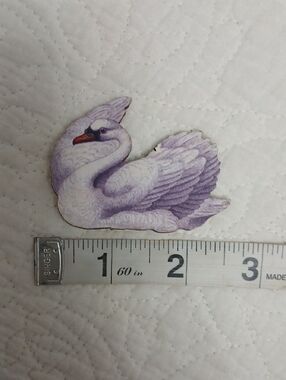 Lovely Wooden Swan Pin